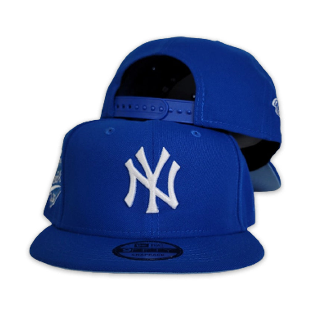 royal blue yankee snapback