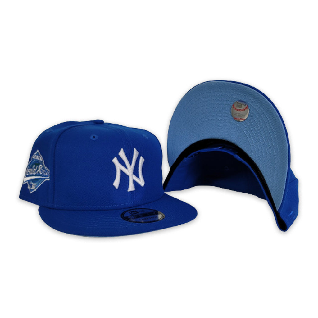 royal blue yankee snapback