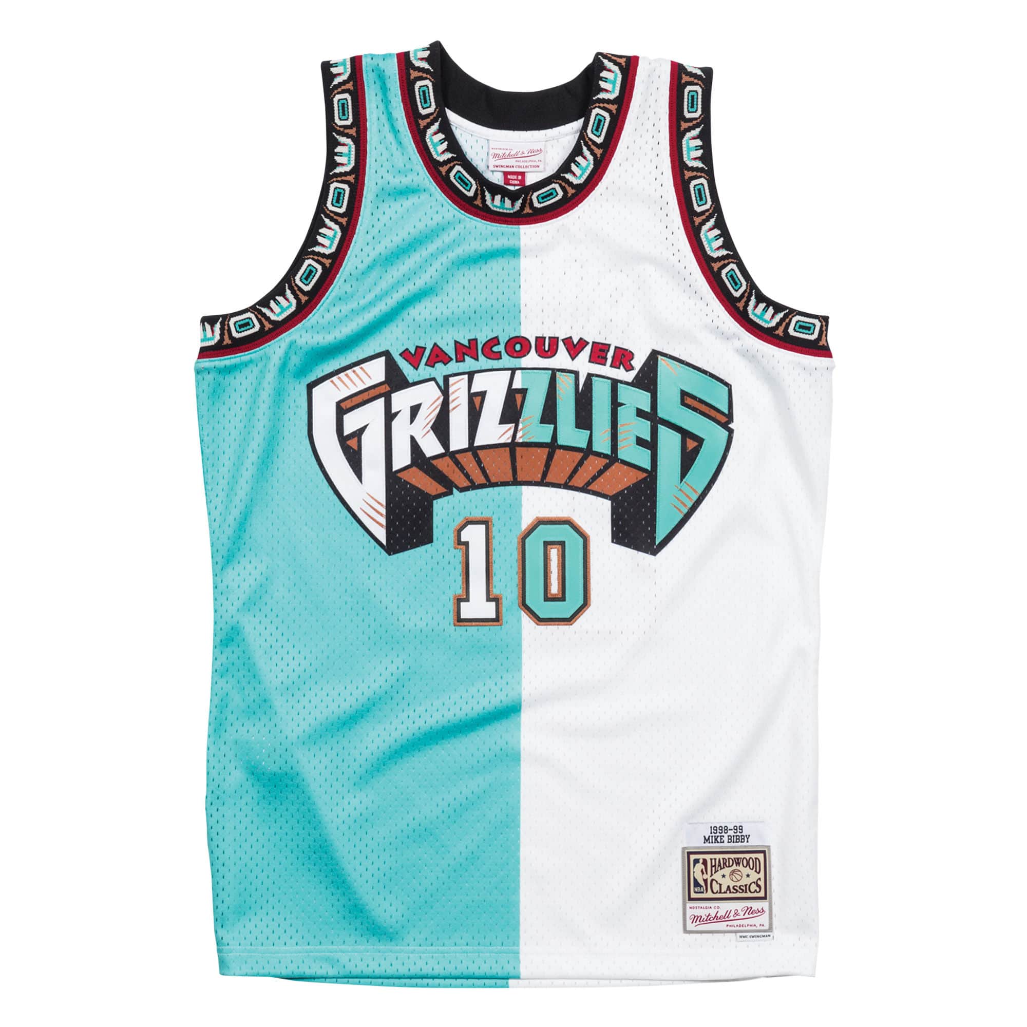 vancouver grizzlies white jersey
