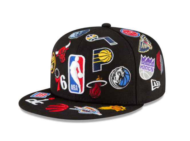 nba all logo hat