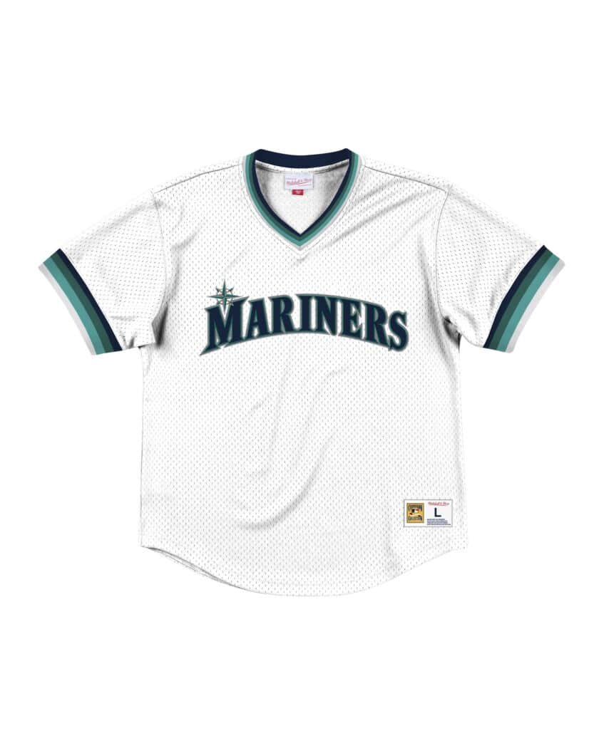 white mariners jersey