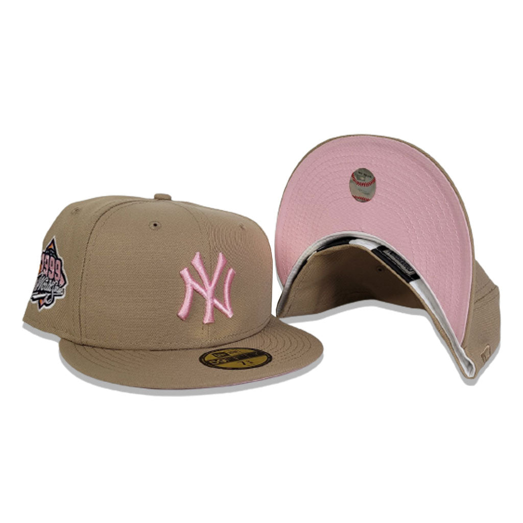 new york yankees 1999 world series hat pink