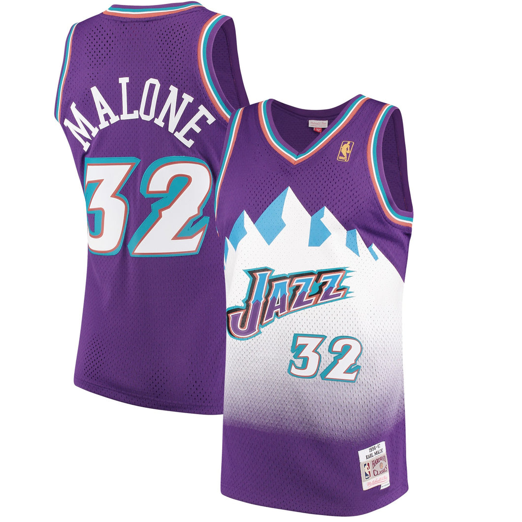 Utah Jazz 1996-97 Karl Malone Mitchell 