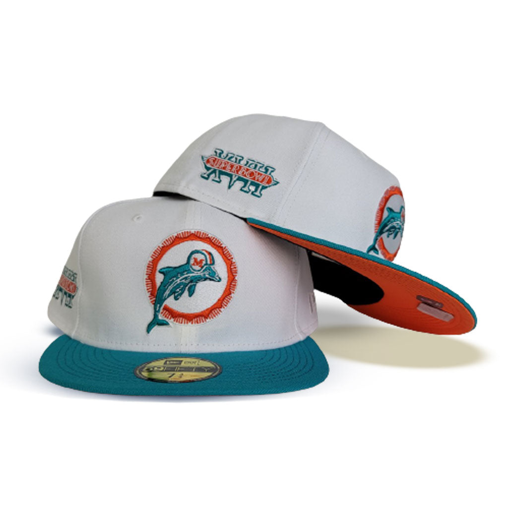 miami dolphins fitted caps