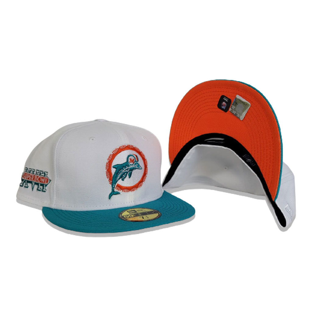 MIAMI DOLPHINS CHROME 59FIFTY FITTED HAT 70715940