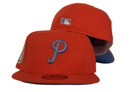 Philadelphia Phillies 1950 World Series 59Fifty New Era Fitted Hat (Red  Green Under Brim)