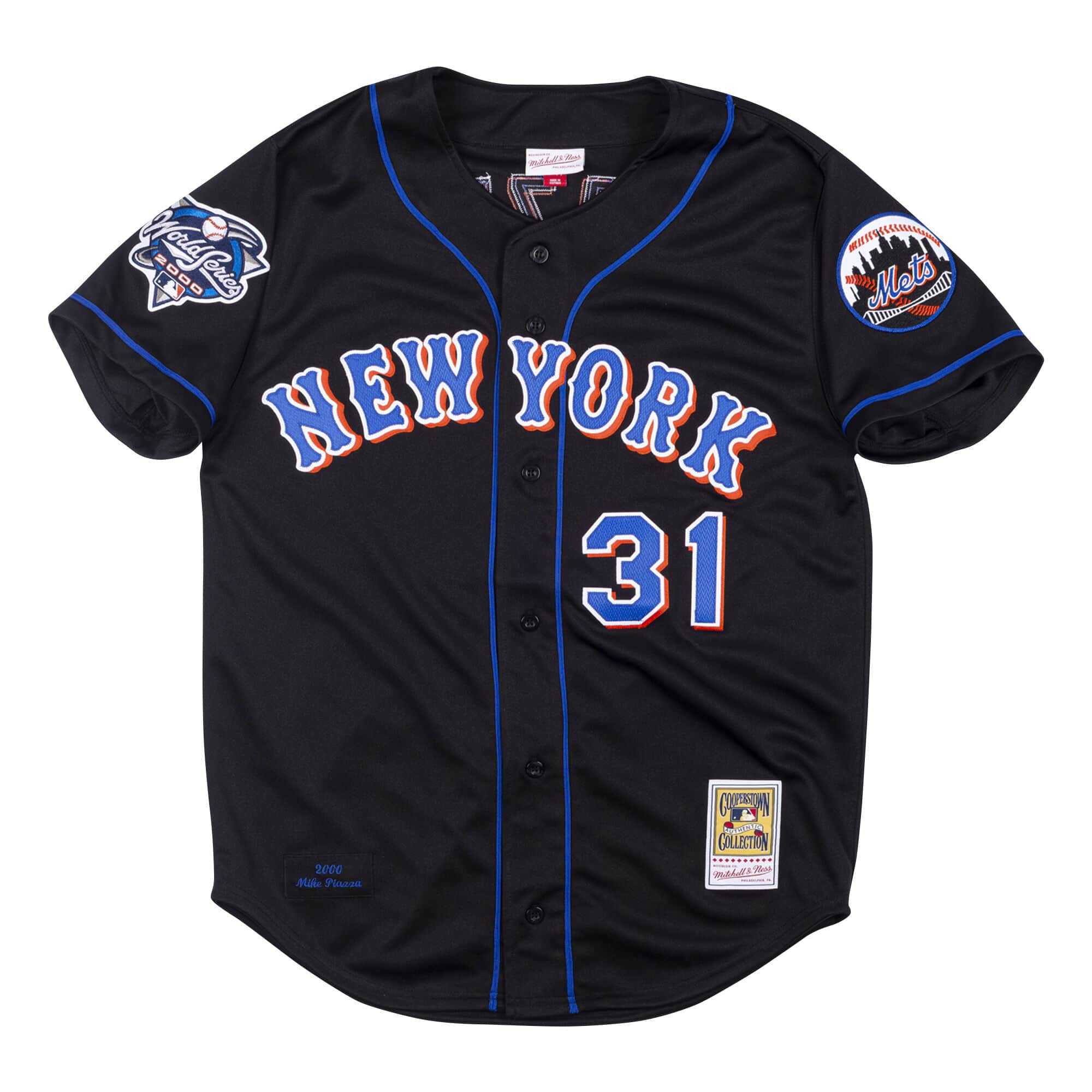 black mike piazza jersey