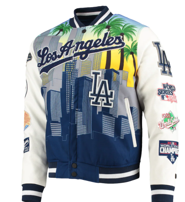 Dodgers Los Angeles Varsity Jacket The Movie Fashion 