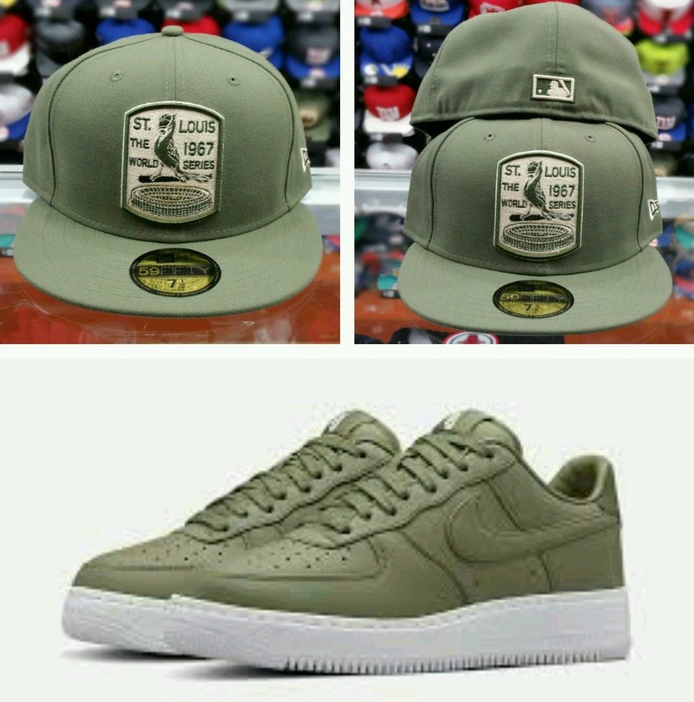 olive green air forces 1