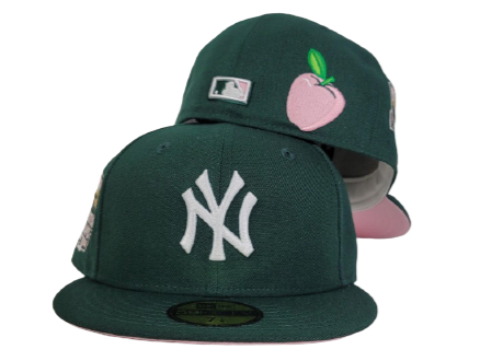 New Era, Accessories, New York Yankees Murderers Row Patchbottom  Greenpink Fitted Hat 7 8 568cm