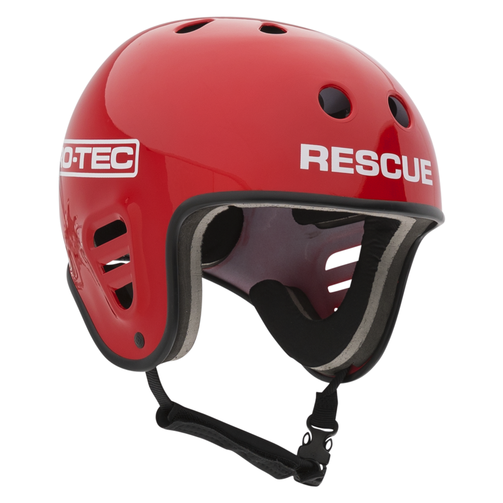 Full Cut Water Helmet - Gloss Red RESCUE