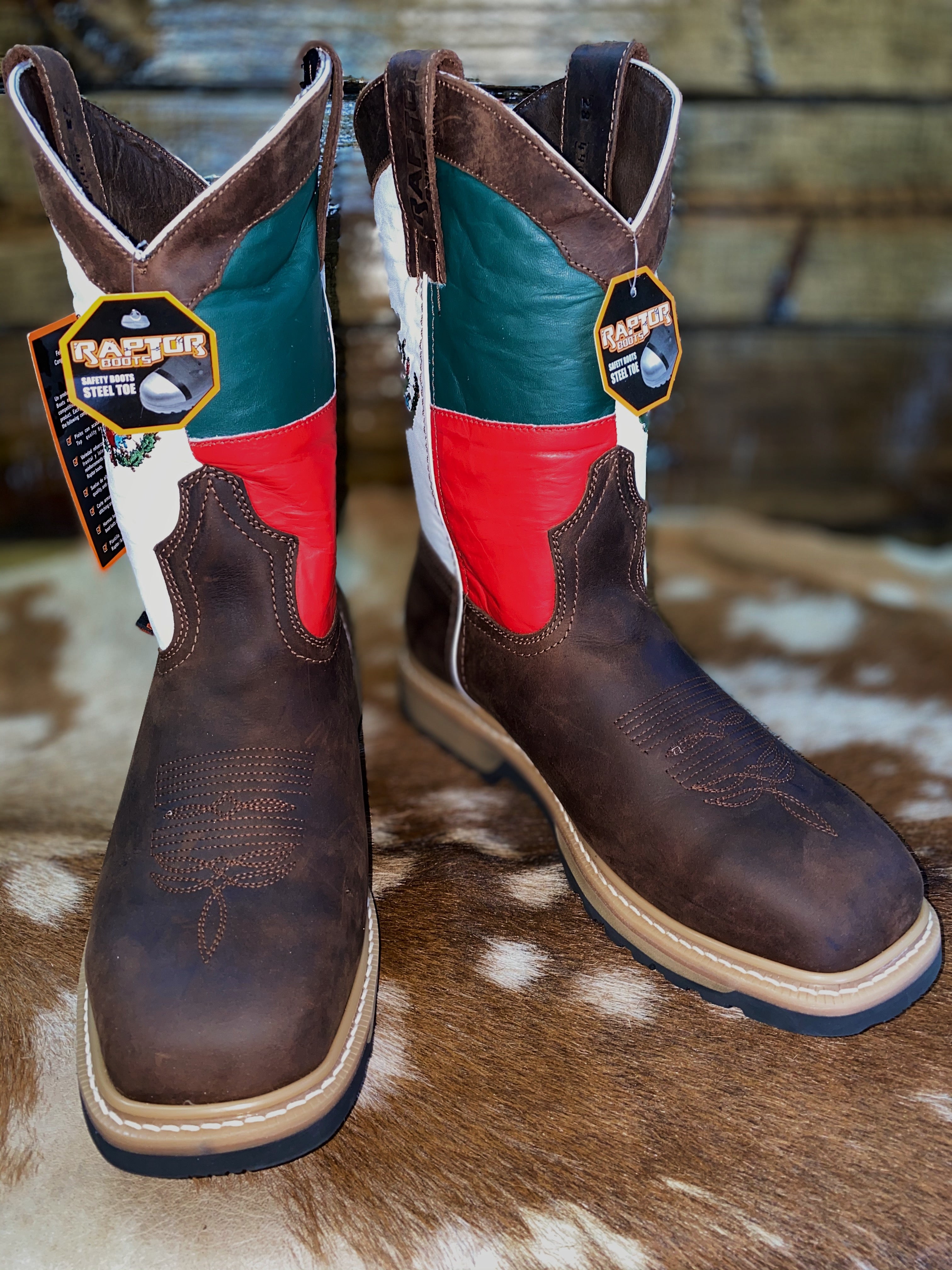 mexican flag boots