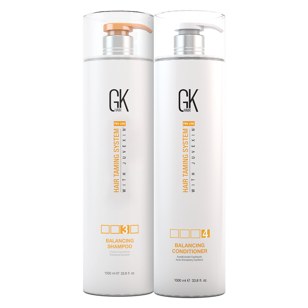 Balancing Shampoo and Conditioner for Oily Hair - GK Hair