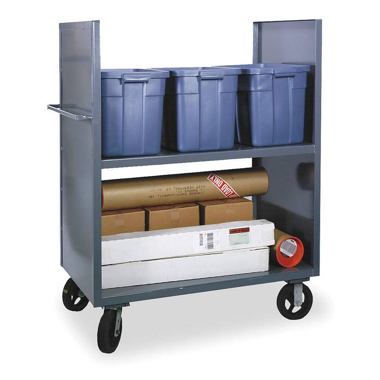 Durham 662-95 2 Sided Cart with 12 Bins