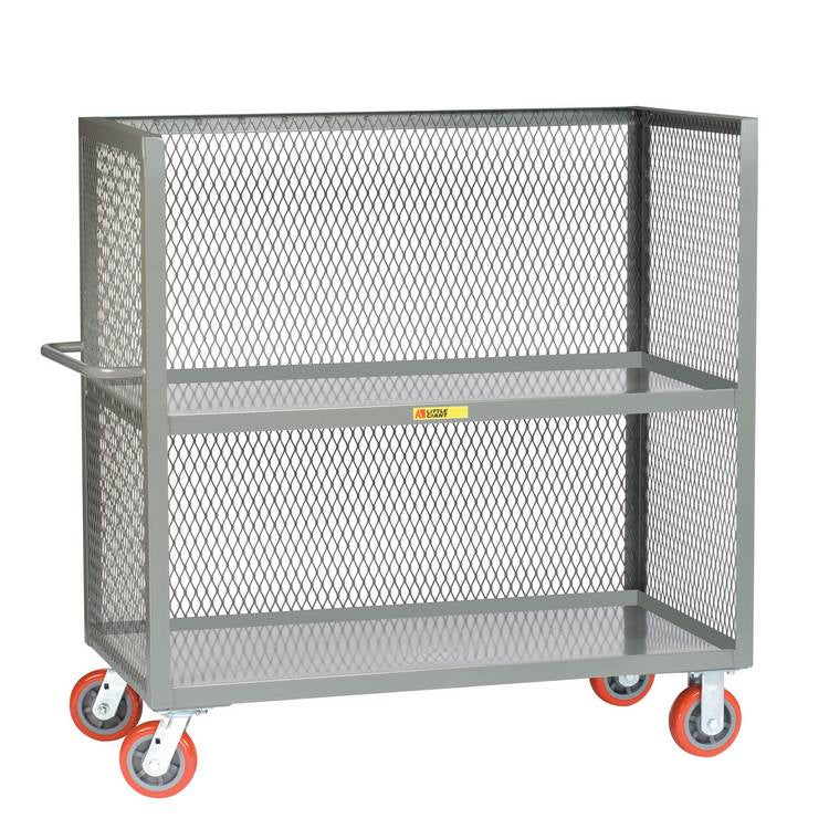 3-Sided Shelf Trucks - Mesh Sides - Model T2L30606PY