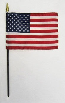 army flag 4x6 stick