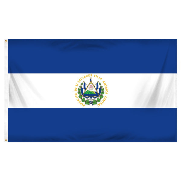 El Salvador 2' x 3' Indoor International Polyester Flag | Buy Online ...