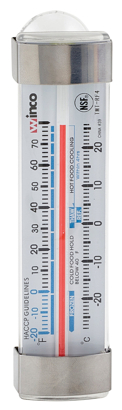 Termómetro para refrigerador y congelador Winco TMT-RF3