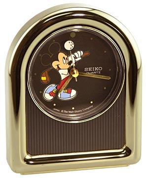 Mickey Mouse Golfer's Clock | Gino's Awards, Inc.