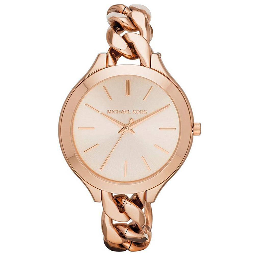 Ladies Slim Runway Rose Gold Twist 