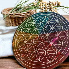 sacred geometry incense burner