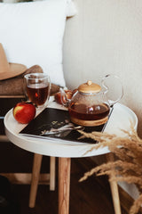 tea pot on coffee table