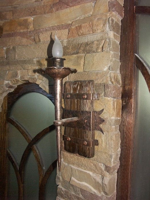 Wall sconce, torch, viking, medieval, middle ages, castle, midcentury,  artifacts, light fixture, wall decor, wall lamp, gift for mom,kitchen