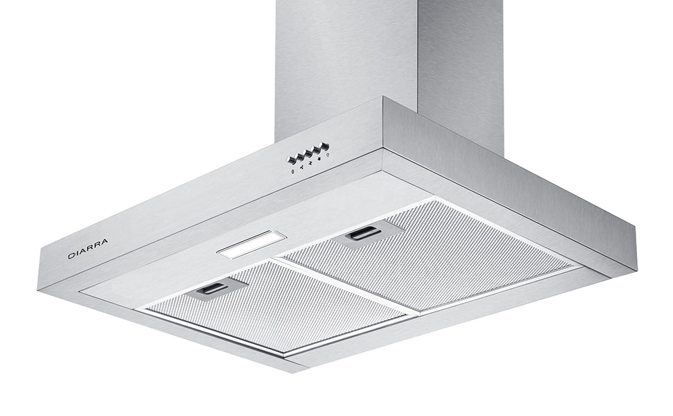 Campana extractora de pared CIARRA 60cm con extracción 3 velocidades CBCS6125-OW