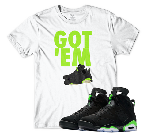 Air Jordan 6 Respect All Fear None Tee (Electric Green) – Zamage