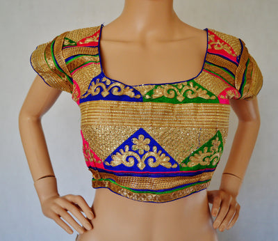 Brocade Readymade Saree Blouse / Choli top –