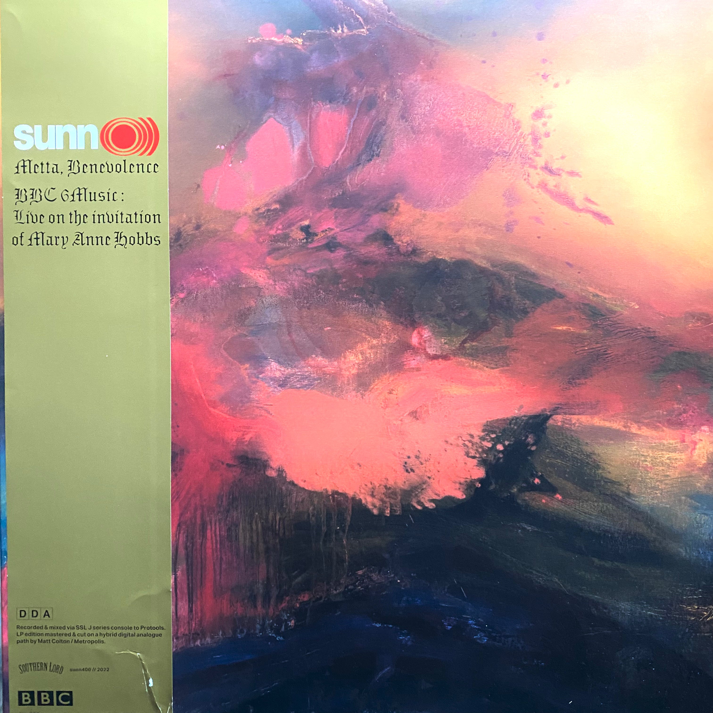 USED - Sunn O))) – Metta, Benevolence BBC 6Music : Live On The Invitation Of Mary Anne Hobbs 2xLP