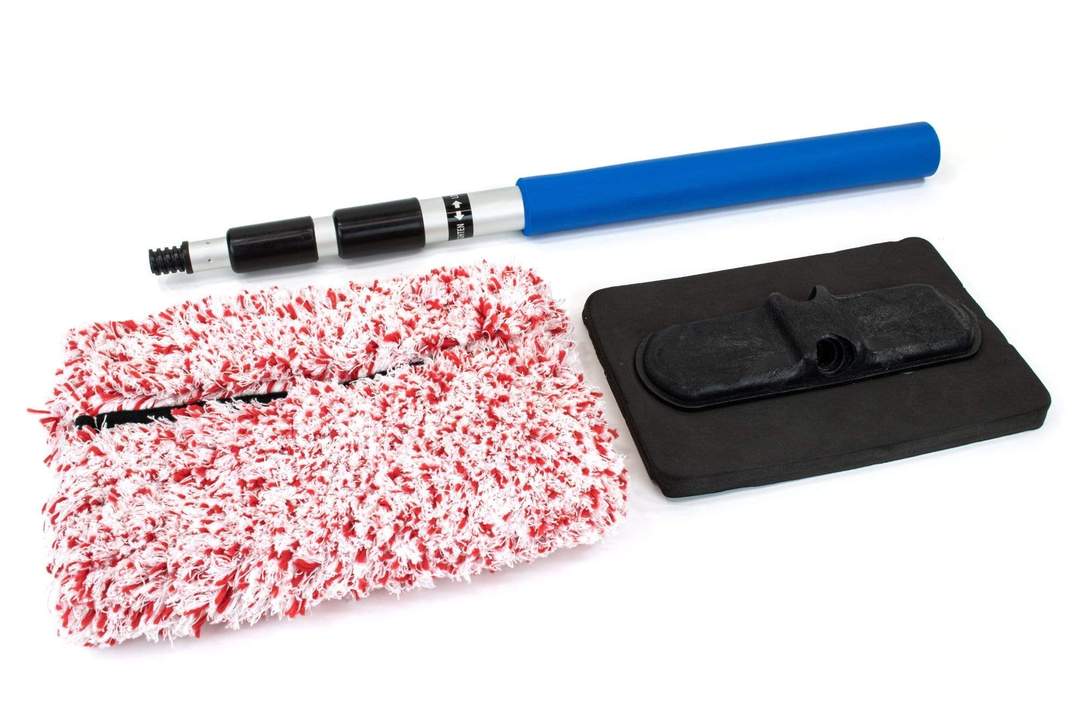 Mitt on a Stick] Wash Tool - Long Pole (41 to 85) - Car Wash Brush, Mop,  Mitt