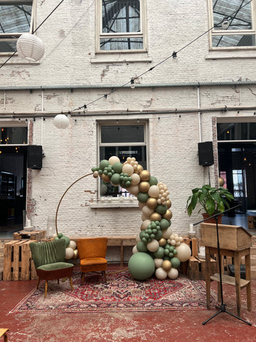 Gouden hoepel - backdrop voor ceremonie