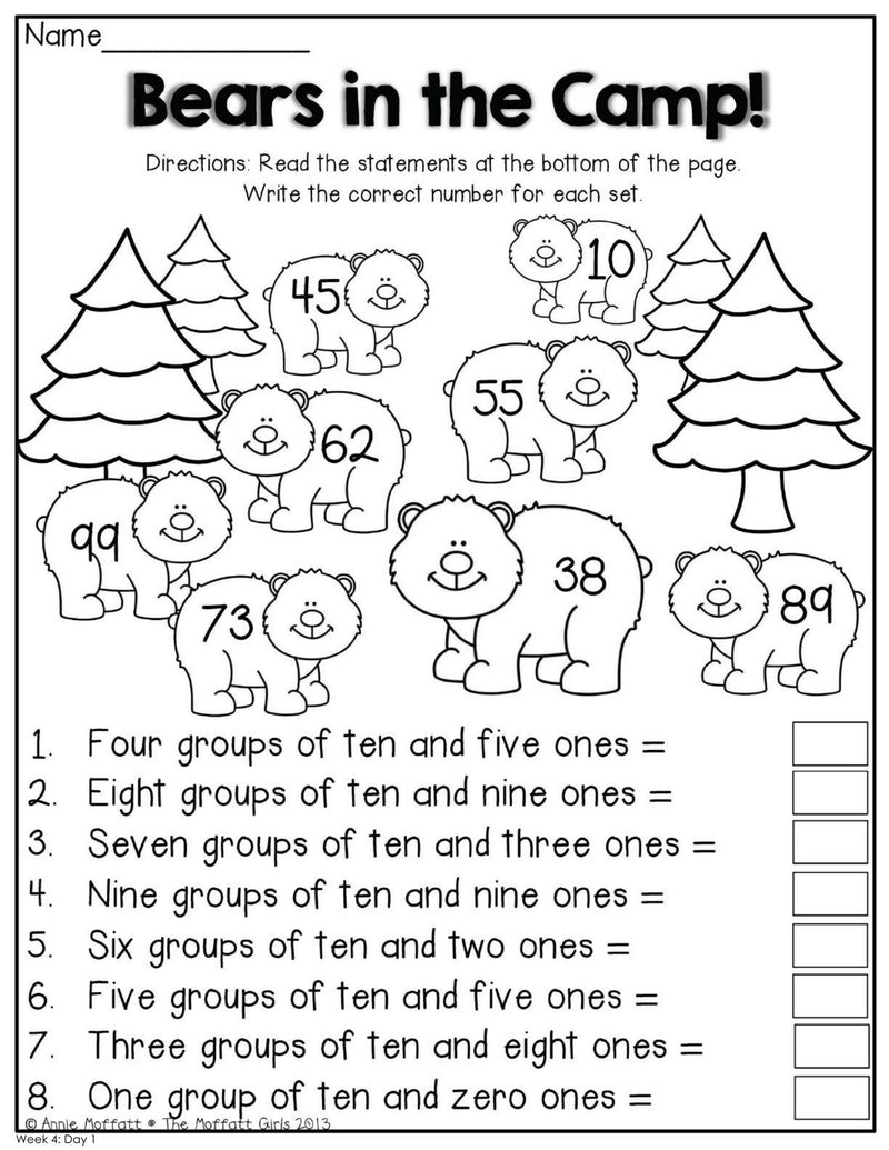 1st-grade-summer-review-no-prep-packet