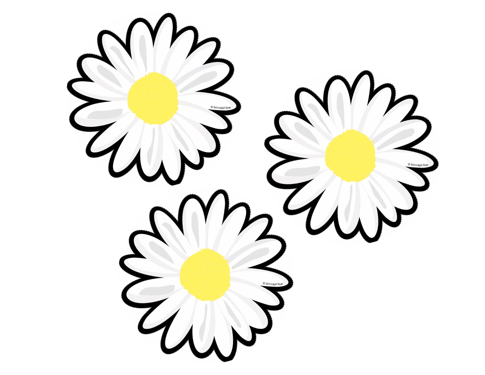 Daisy Cut Outs Printable
