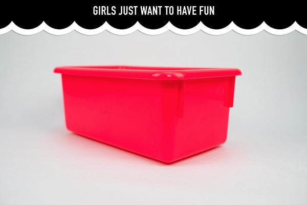 girls storage bins