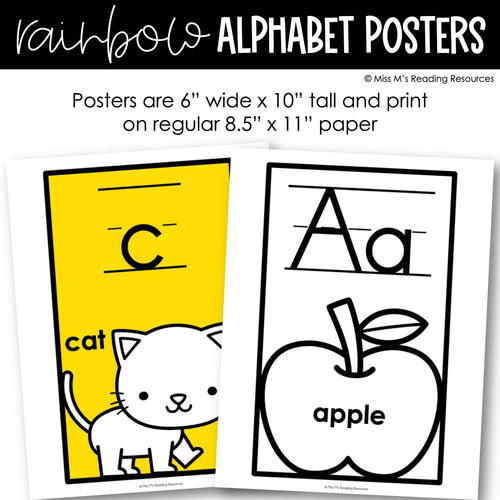 Letter Formation Posters Alphabet Handwriting Practice Posters