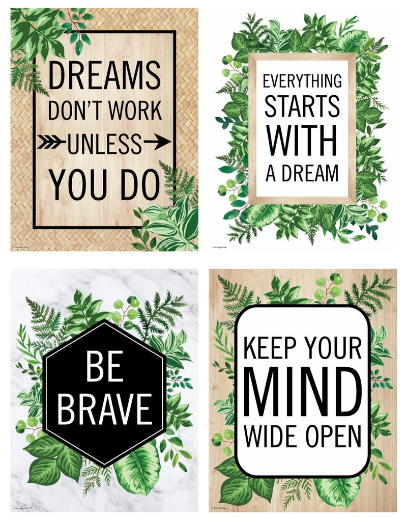 Schoolgirl Style - Simply Boho Mini Poster Set