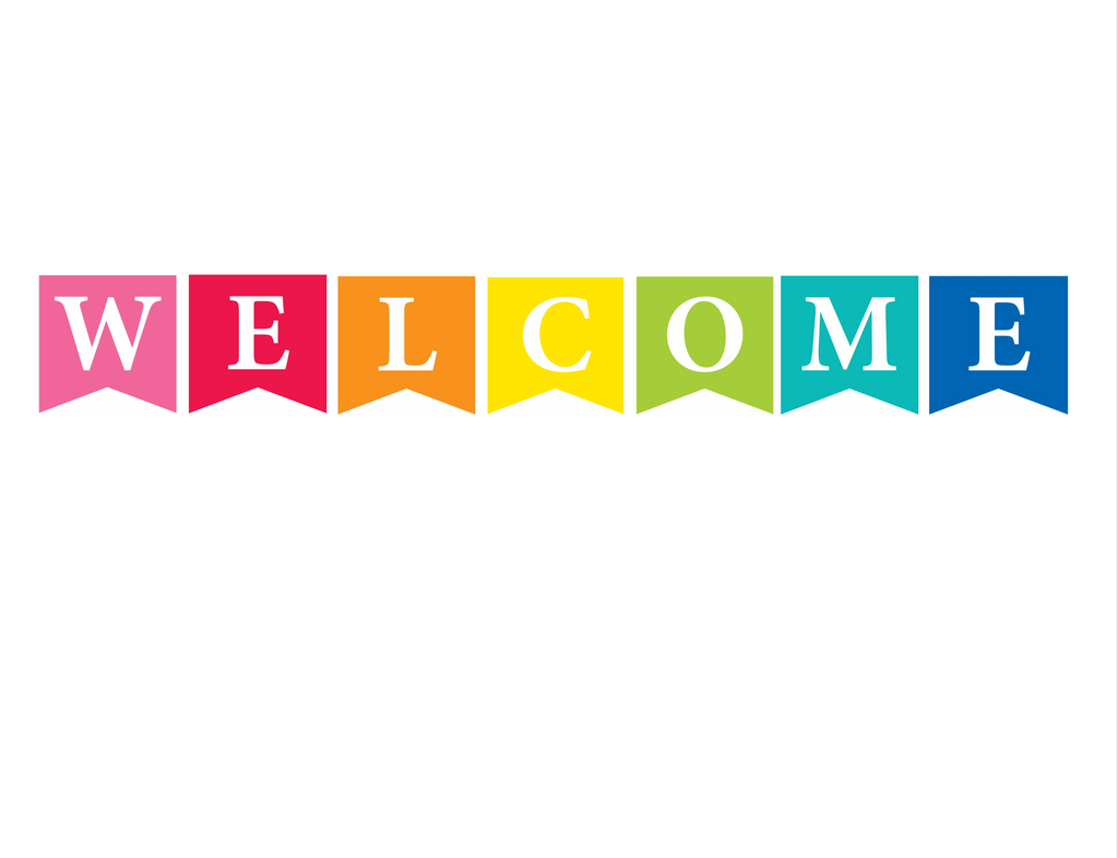 Just Teach - Welcome Banner {U PRINT} | Schoolgirl Style