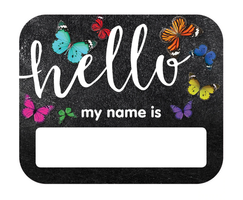 HELLO! MY NAME IS HUCKLEBERRY NAME TAG Mini Skirt for Sale by