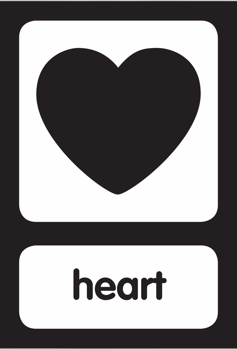 carson dellosa black and white clipart heart