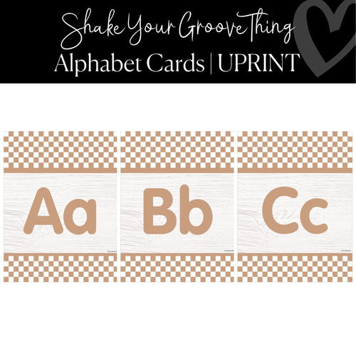Back to School printable, ABC Neutral Alphabet print, Homeschool, Classroom  decor, Educational print, Instant digital Download