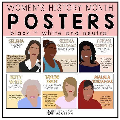 Important Women in History: Women's History Month Infographic –  HarperCollins