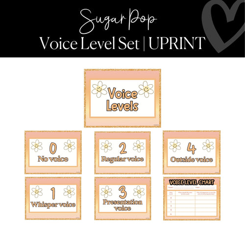 Classroom Decor, Voice Level Poster Classroom Policies Poster