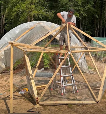 Magidome: The best Diy chicken tractor and rabbit run