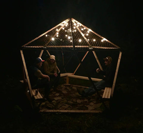 Magidome Gazebo geodesic dome. The diy geodesic dome that is affordable, and easy to build