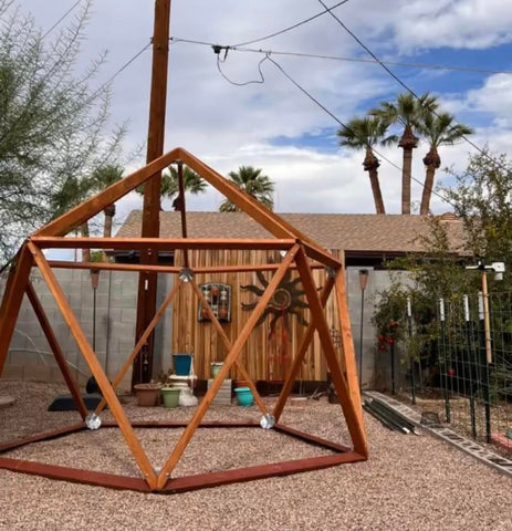 How to build a geodesic dome. Magidome