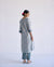 Rozana Kurta Off White Steel Grey (9143107060011)