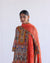 Rozana Cotton Crinkled Dupatta Orange (9097777185067)