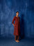 Miran Kurta Maroon Black (8918971547947)